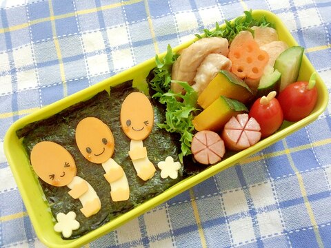 簡単キャラ弁☆つくしちゃんのお弁当♪